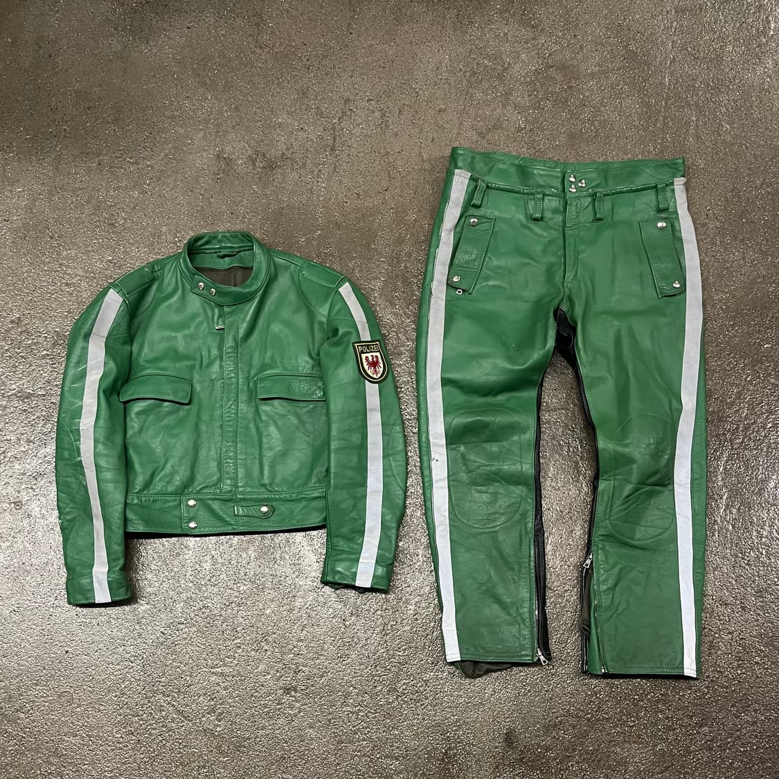90s 독일 폴리자이 모터싸이클 슈트 상품이미지2