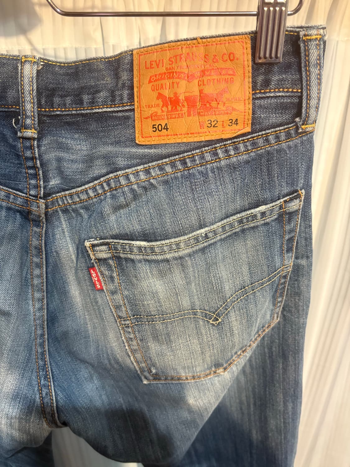 리바이스 504 워싱데님  상품이미지4