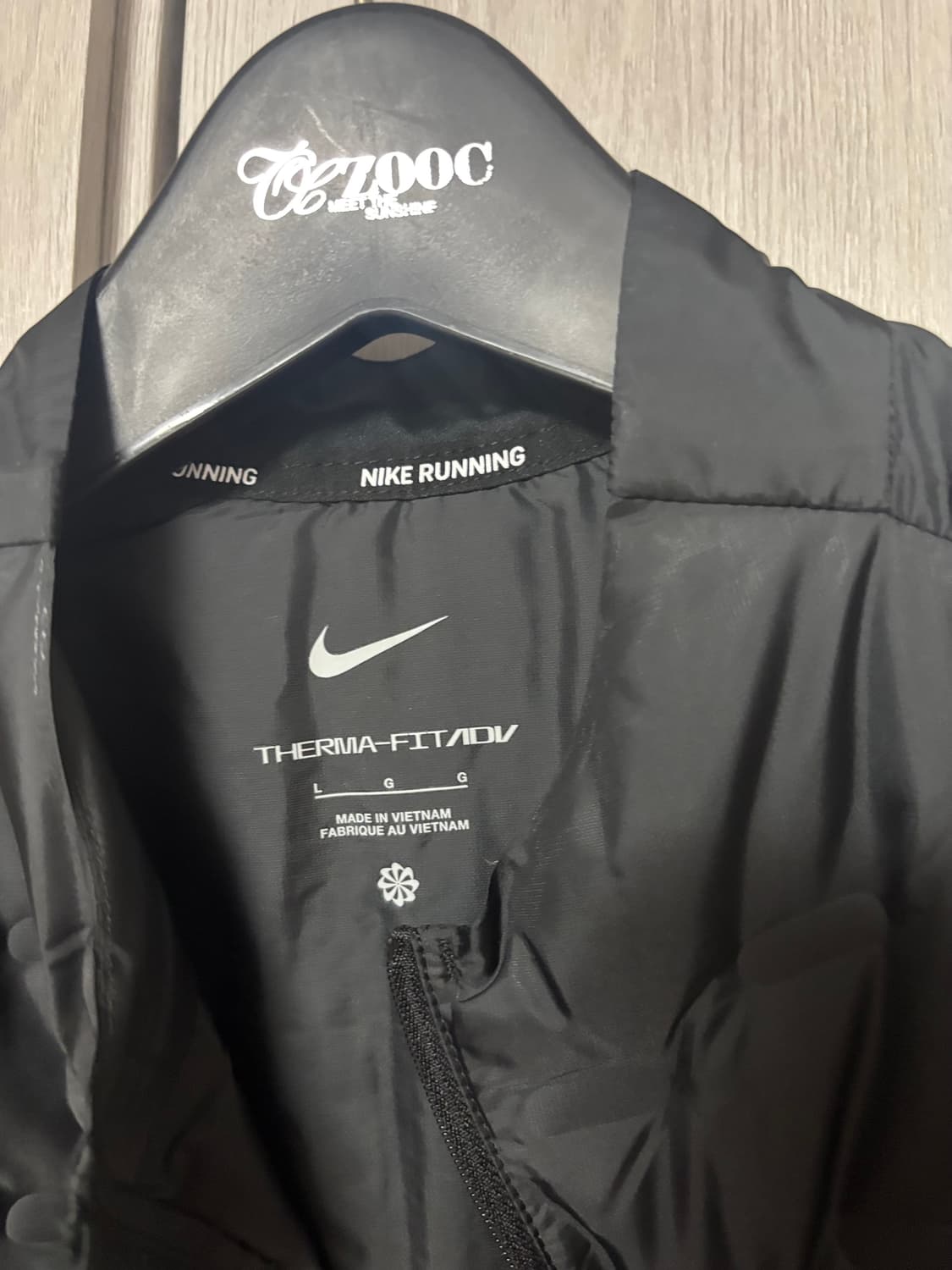 새상품 써마 핏 ADV 리펠 다운 러닝 베스트 L  상품이미지3