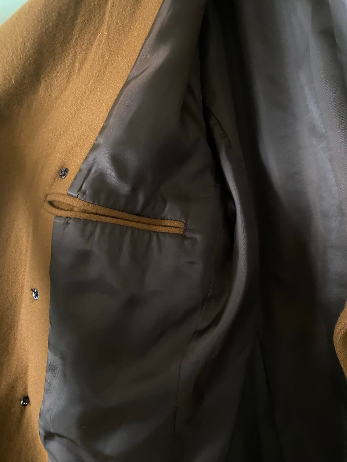 카멜 브라운 피코트 상품이미지5