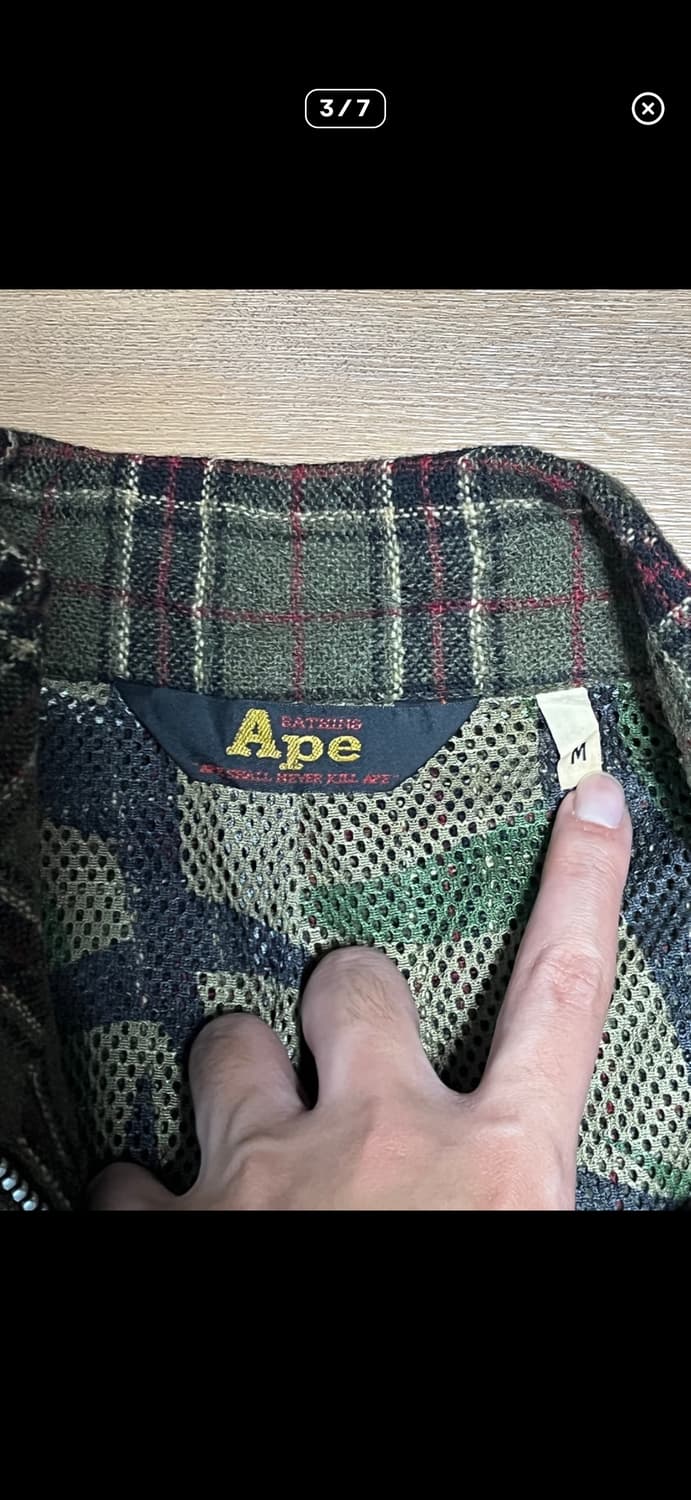 (희귀) 90s BAPE 베이프 ape general 자켓 상품이미지3