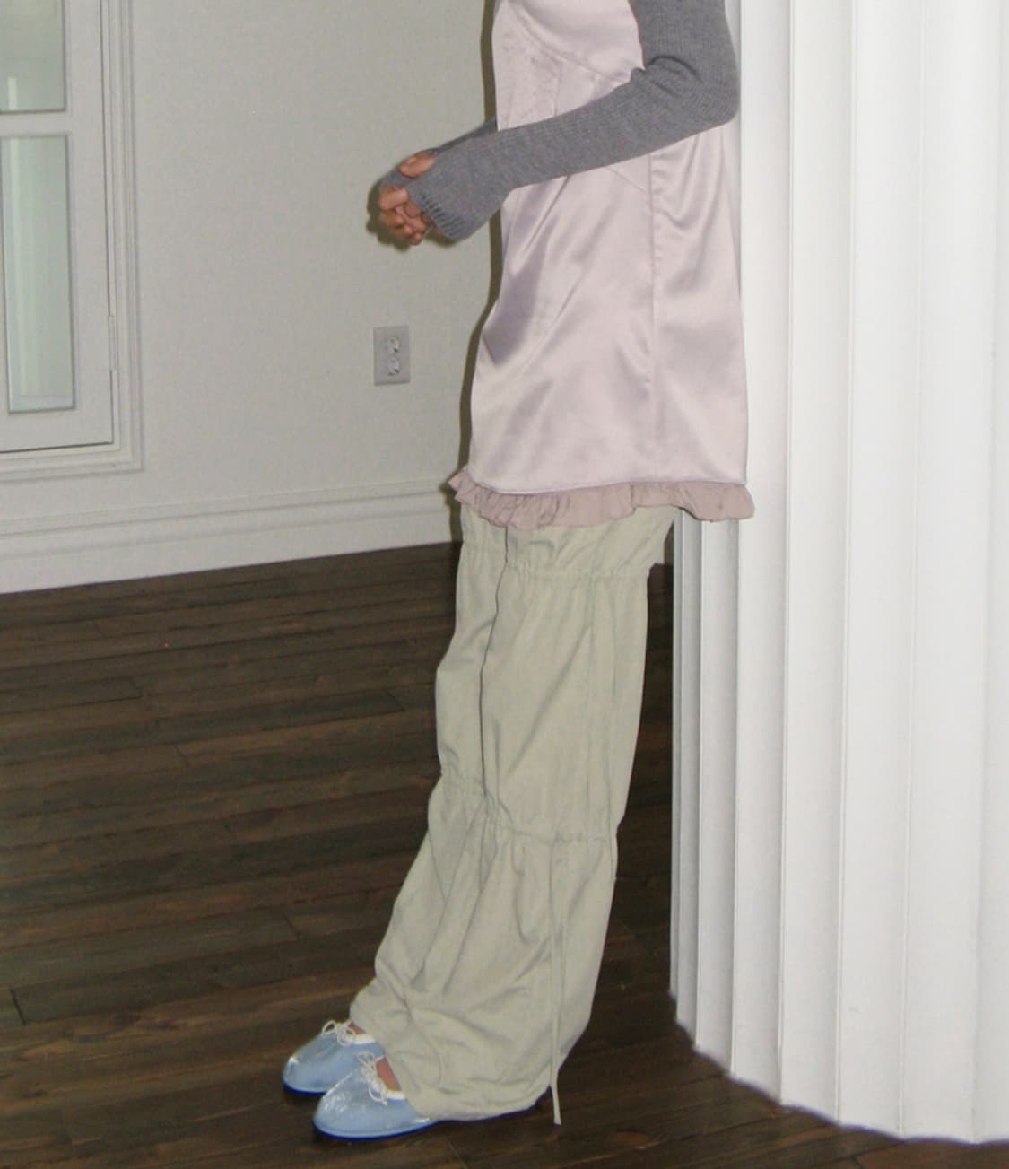 시눈 워크웨어 스트링 팬츠 라이트 카키 M 상품이미지2