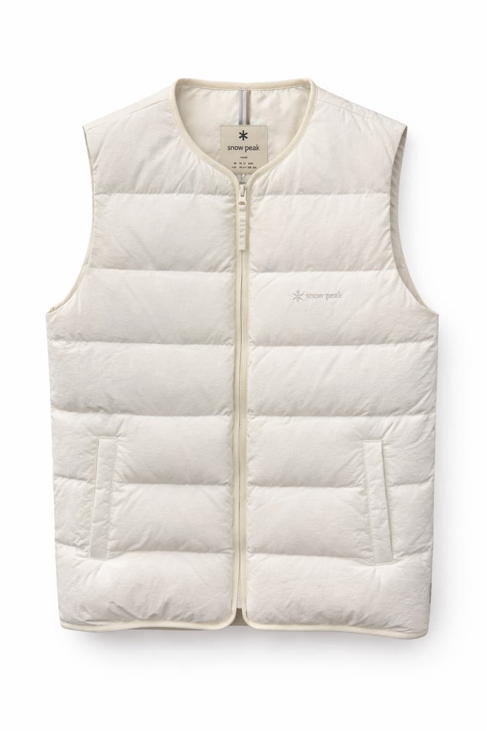 스노우피크 라이트다운 패딩 베스트 아이보리 XS 상품이미지1