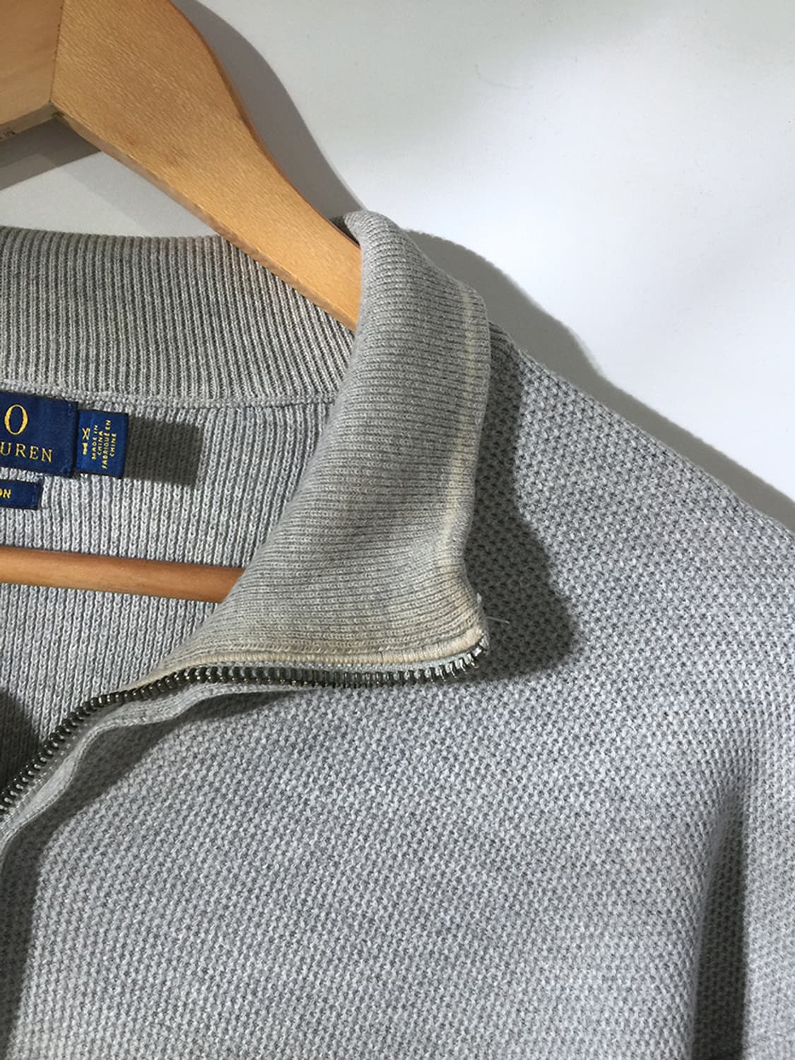 (MAN) 폴로랄프로렌 반집업니트 L  상품이미지8