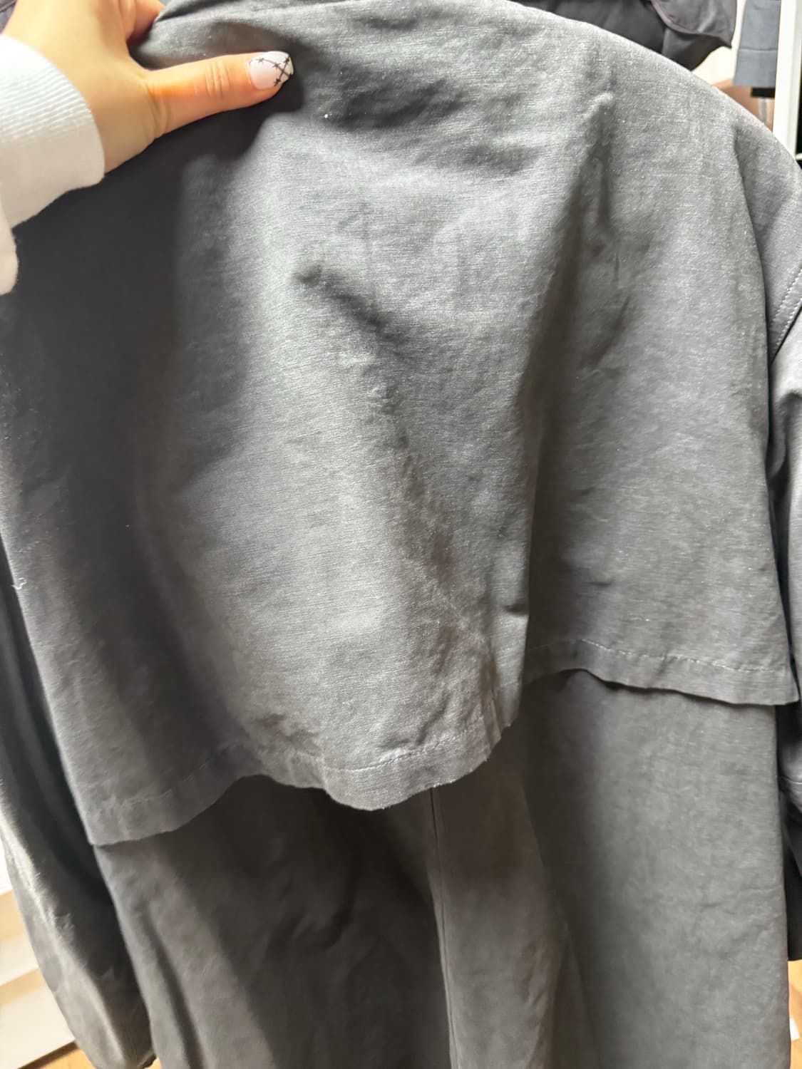 타입서비스 Pleated fleece long jumper 차콜 상품이미지4