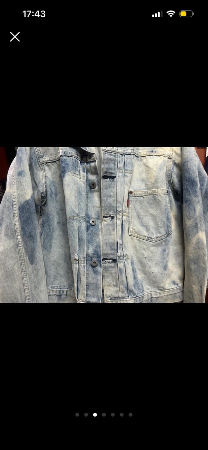 Levis 희귀 컬러 데님 자켓 상품이미지3