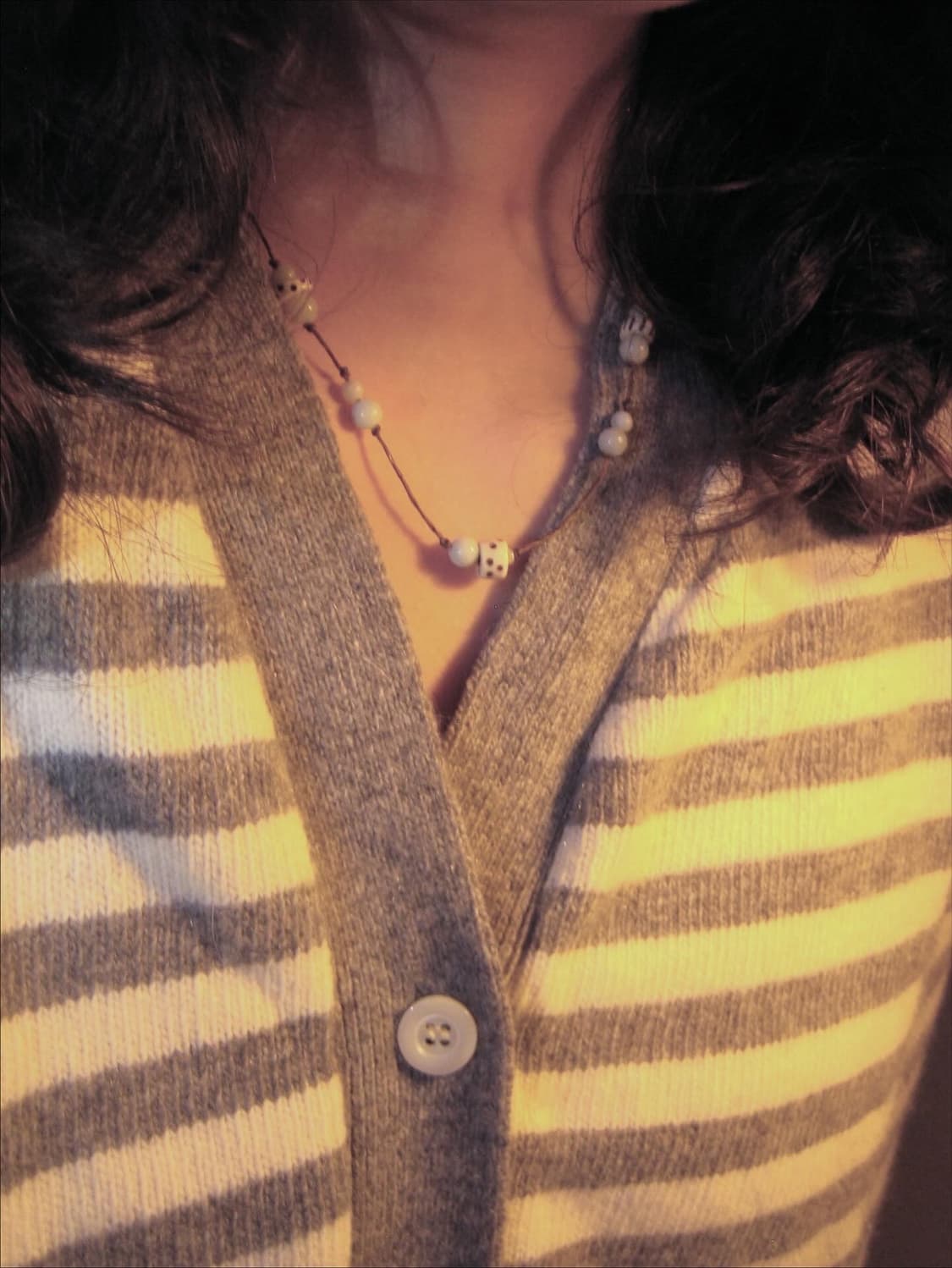 blue cheese necklace 블루 치즈 목걸이 상품이미지2