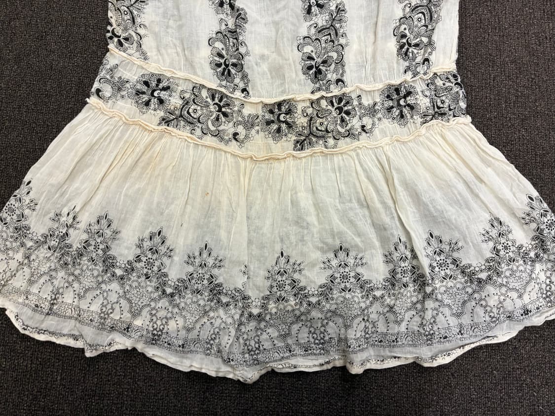 M)Japanese vintage 여성 페이즐리 나시 원피스(이염) 상품이미지2