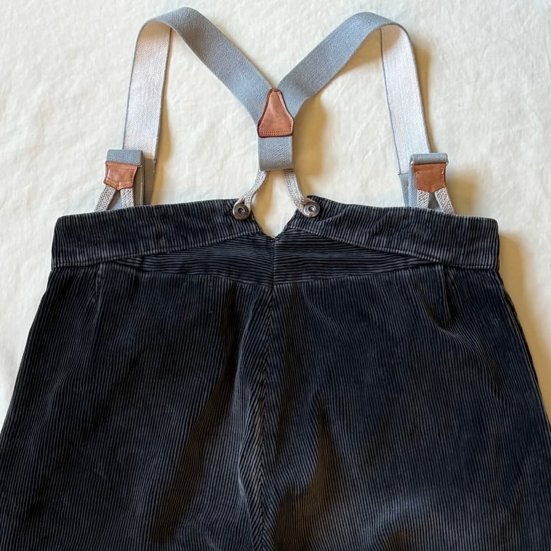 [35] 30~40s 프랑스 Le Favori 헤비 코듀로이 워크 팬츠 상품이미지10