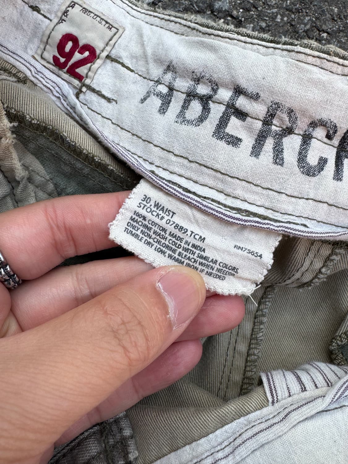 아베크롬비 카모 카고 반바지  상품이미지5