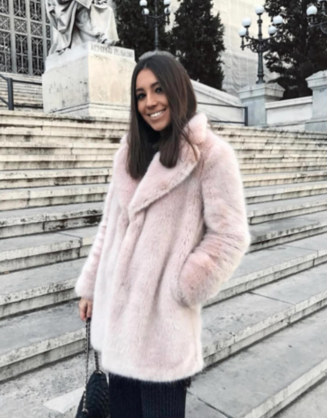 (xs) 자라 에코퍼 연핑크 코트 상품이미지4