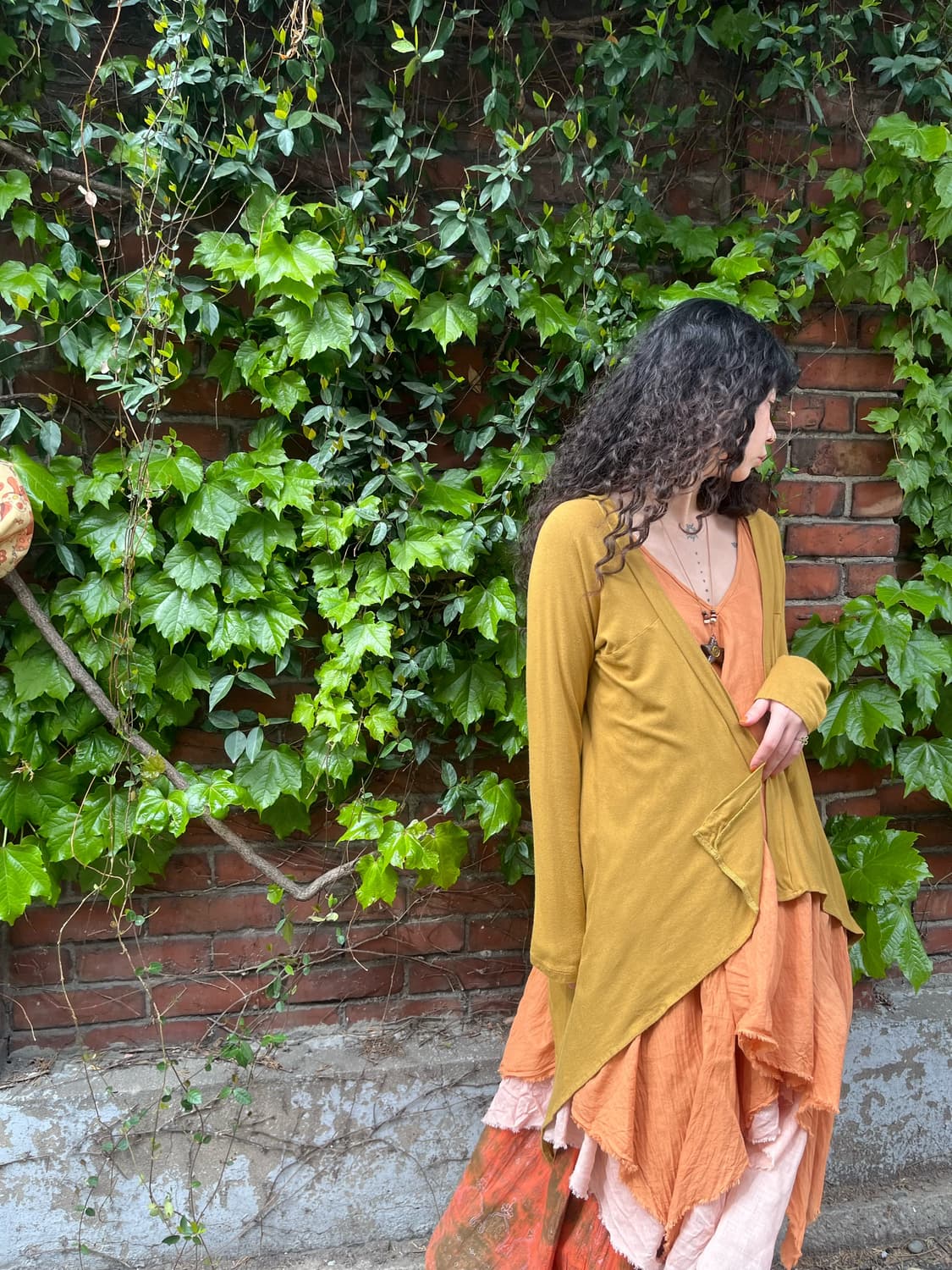 보헤미안 히피 언발 가디건 상품이미지2