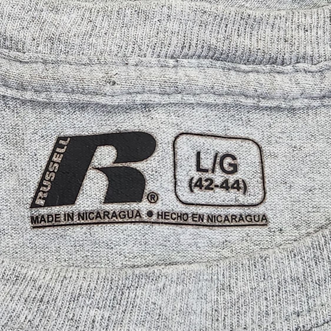 90s 러셀 빈티지 BYU 대학교 그래픽 티셔츠 (L) 상품이미지4