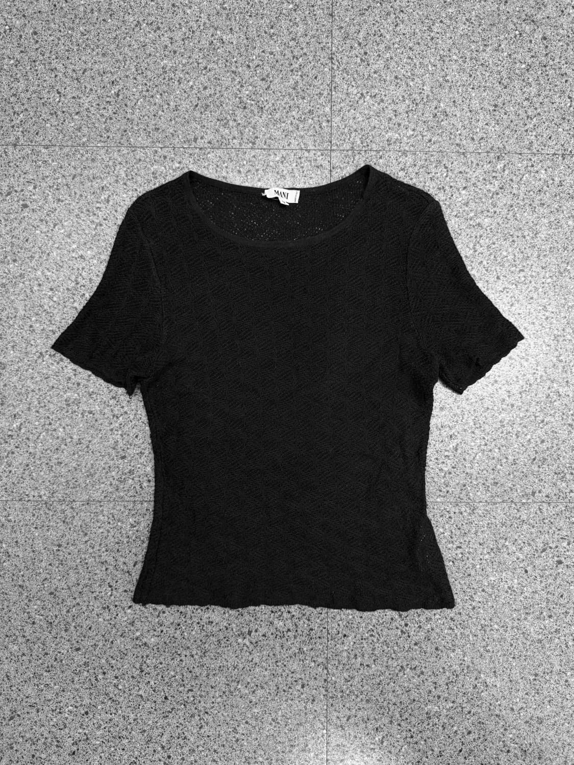 mani (giorgio armani) short knit top 상품이미지2