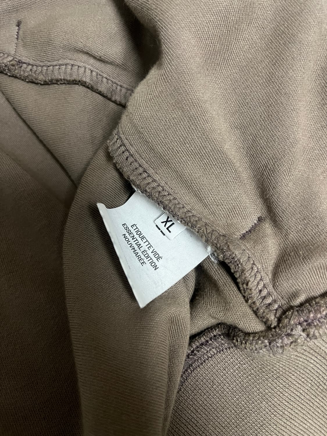 EE 커브드 후드집업 모카 XL 상품이미지3