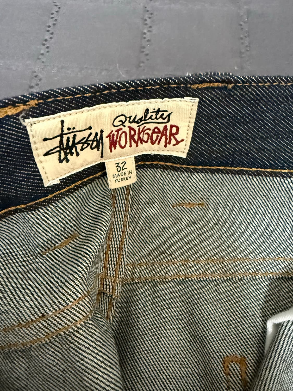 스투시 카펜터 팬츠 로우 데님 인디고 상품이미지3