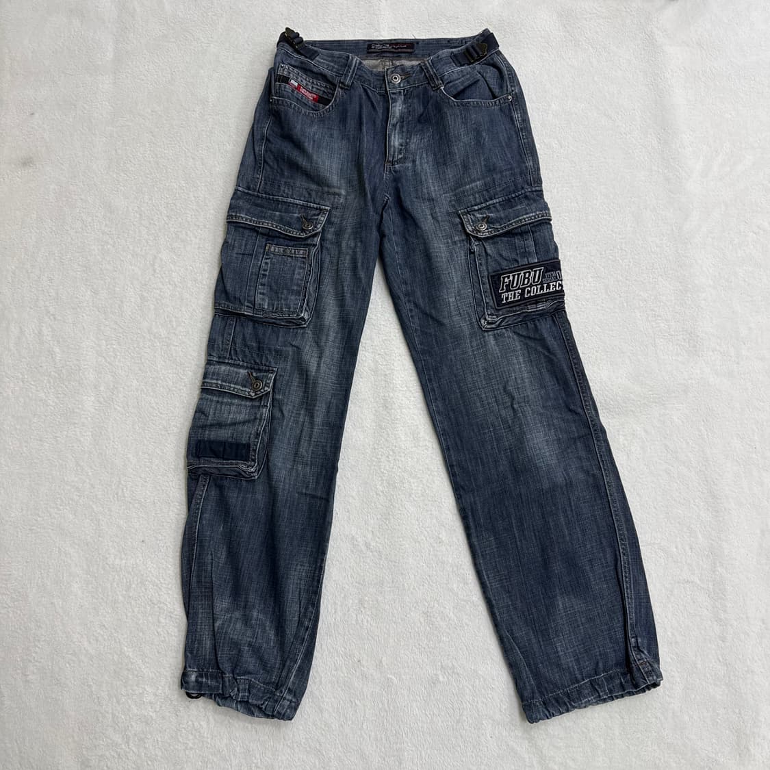 실측확인 후부 빈티지 카고 데님팬츠 0317T 상품이미지1