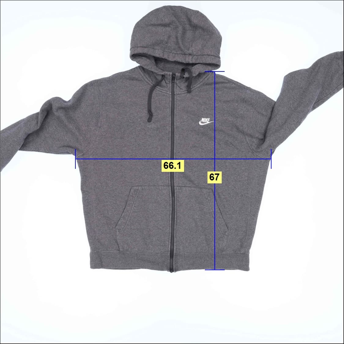 L 나이키 후드 집업 0605M2 상품이미지5