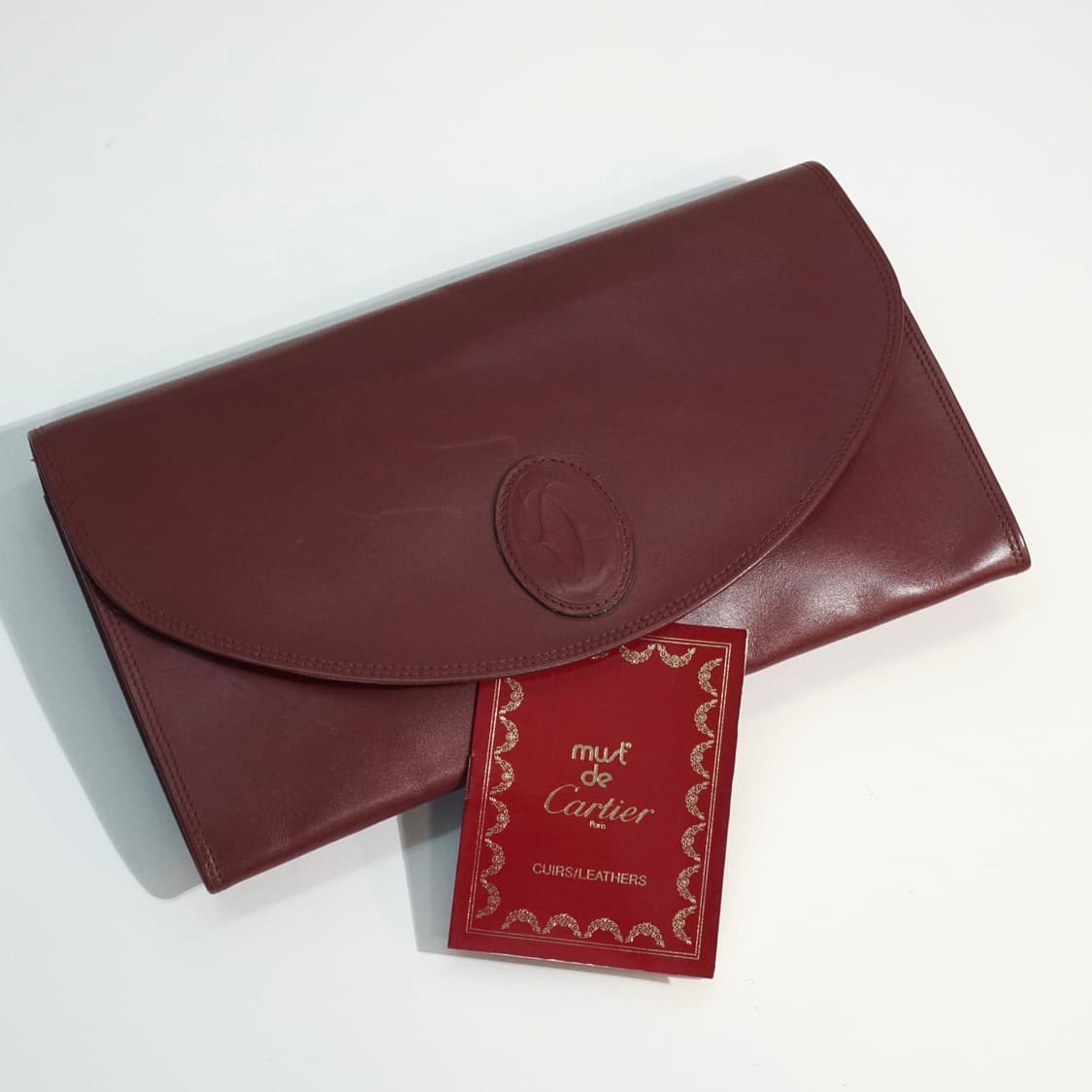 80s 까르띠에 보르도 클러치 백 상품이미지1