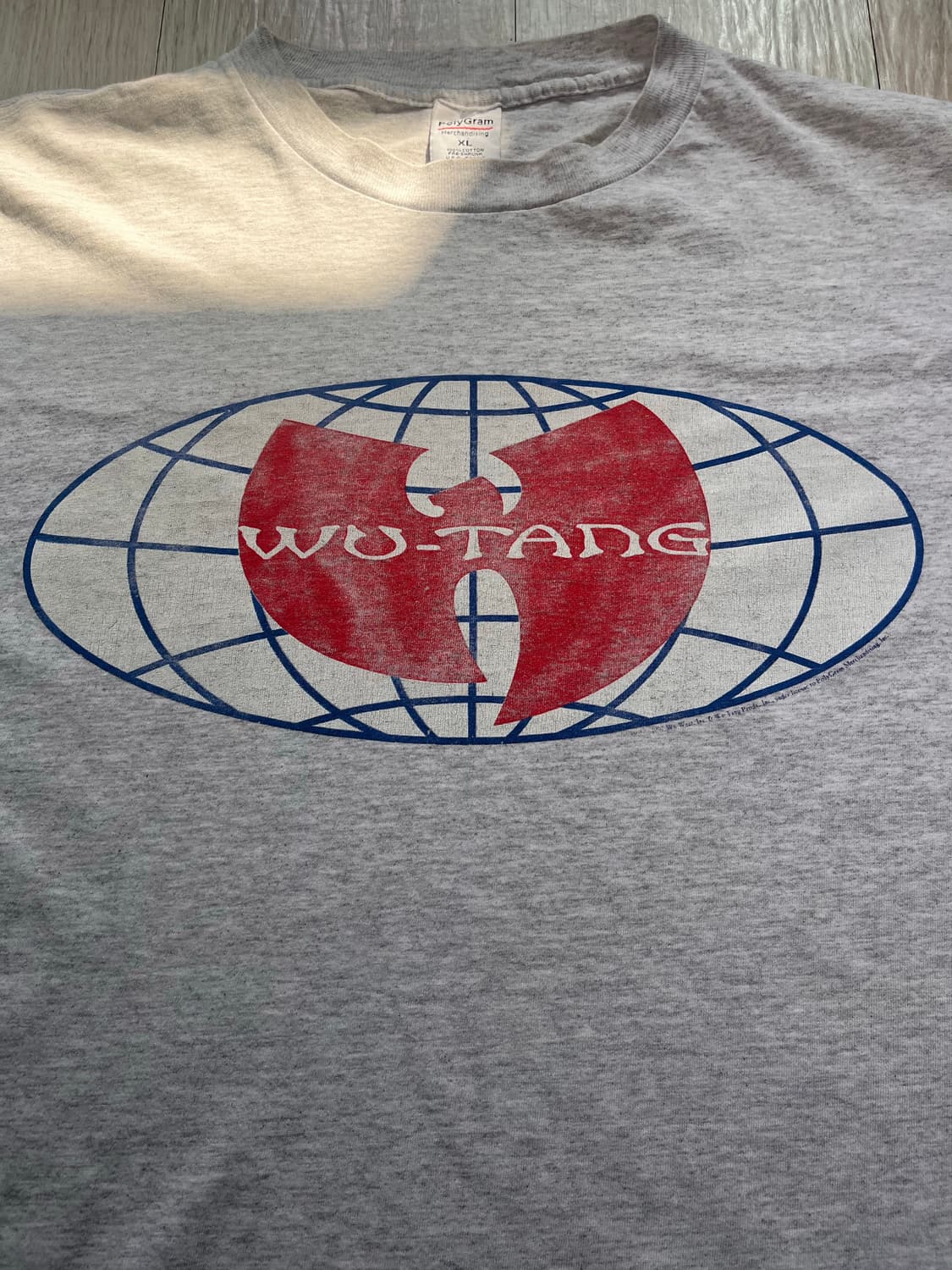 1997 우탱 클랜 우탱 월드와이드 로고 티셔츠 상품이미지3