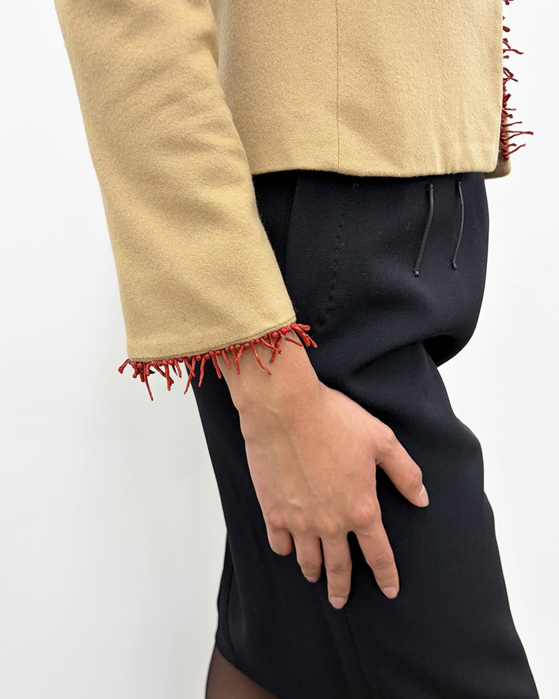 베르사체 1999F/W 코랄 트리밍 자켓 상품이미지6