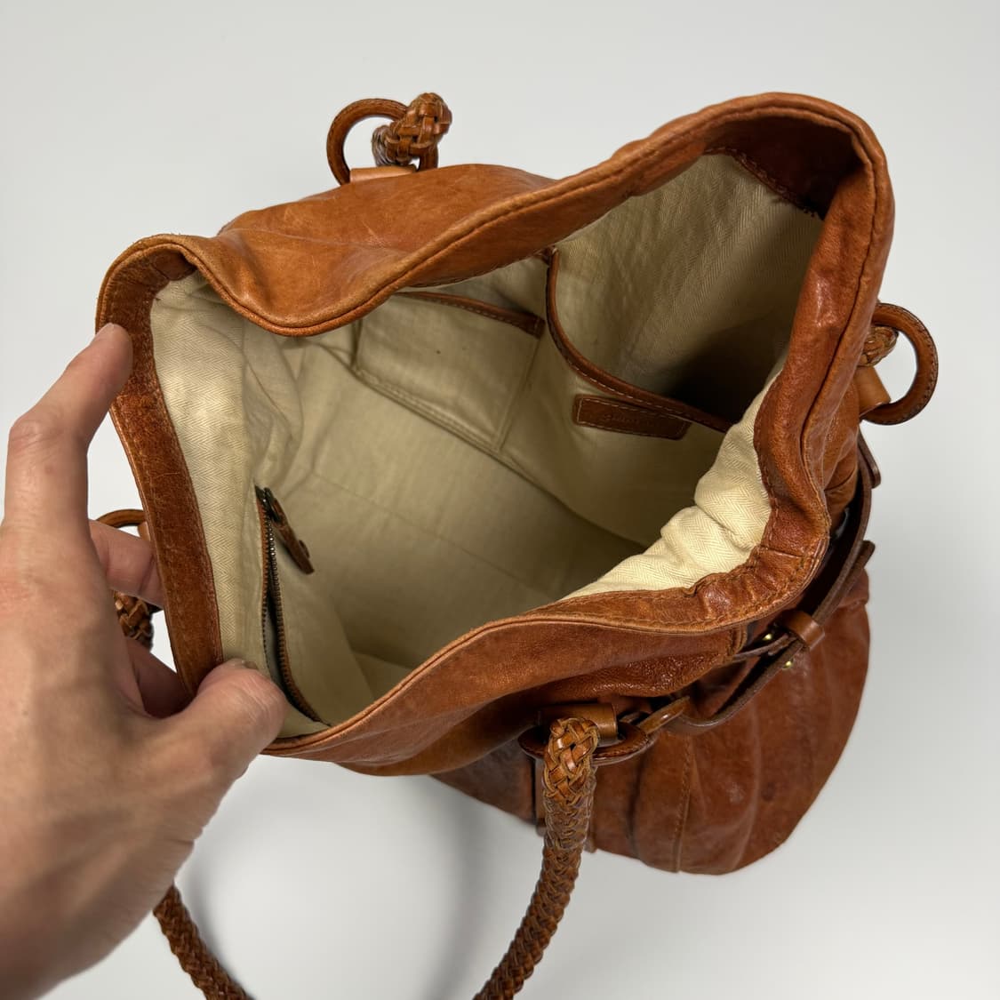 젠텐 가죽 더플백 상품이미지5