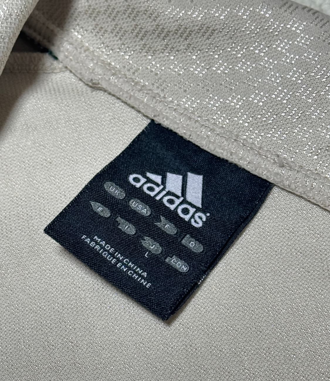 아디다스 일본 베이지 그린 져지  상품이미지4