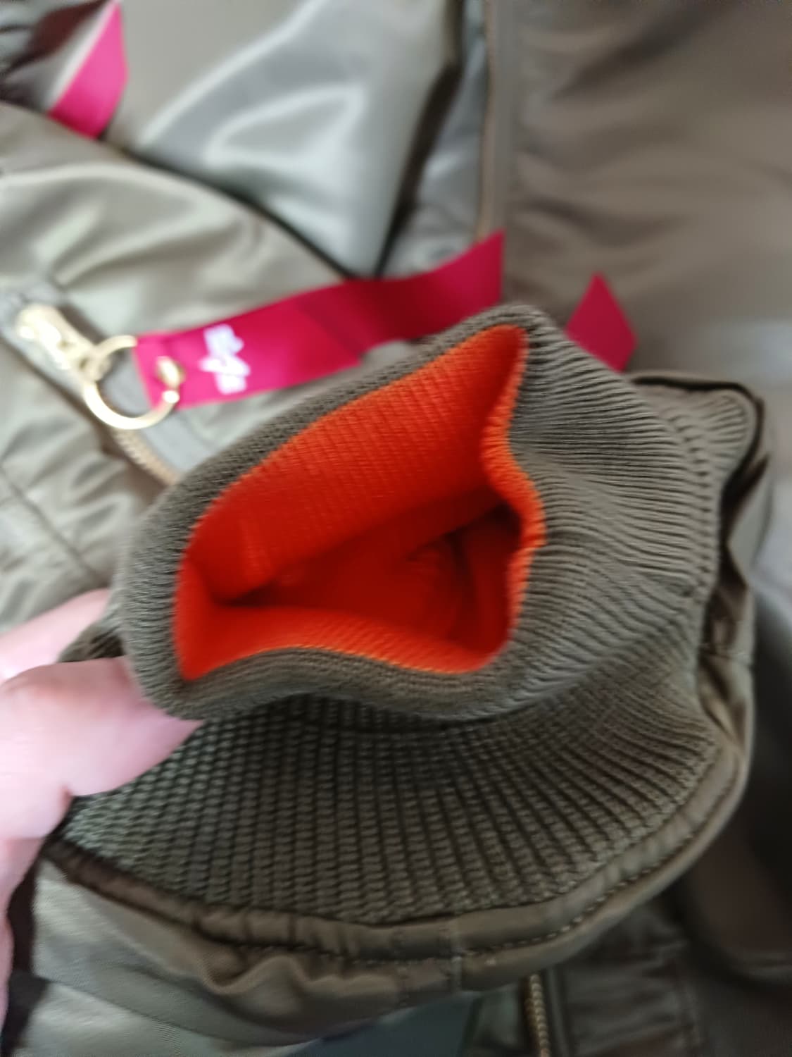 [M] 베트멍 알파 카고 봄버 자켓 새상품 상품이미지6