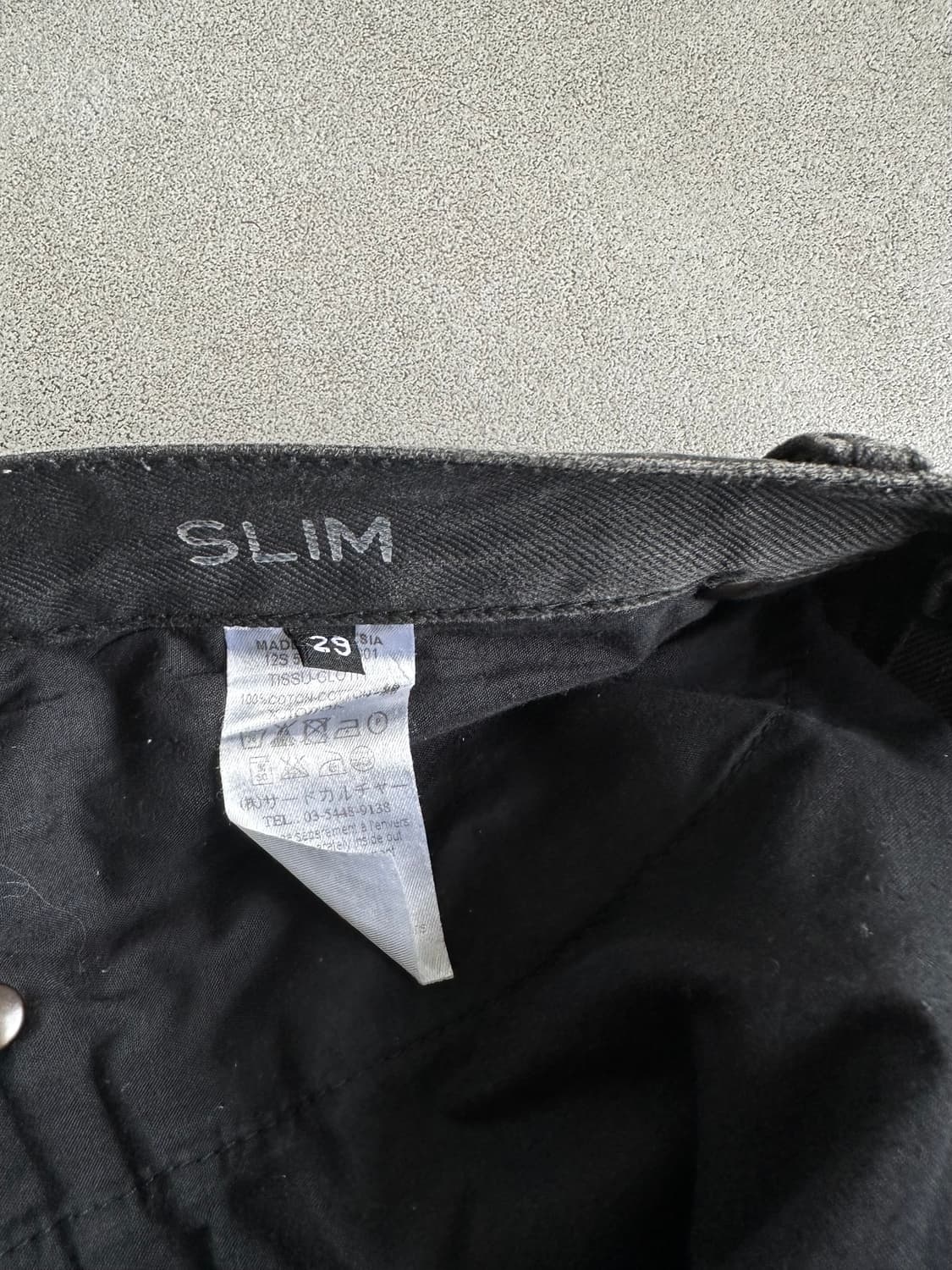 지방시 아카이브 크랙 블랙 슬림진 상품이미지9