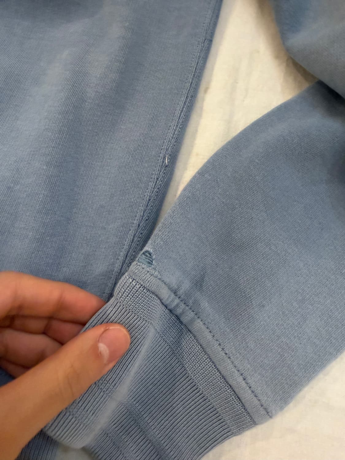 폴로 랄프로렌 포니 후드집업 스카이블루 시나모롤깔 상품이미지6