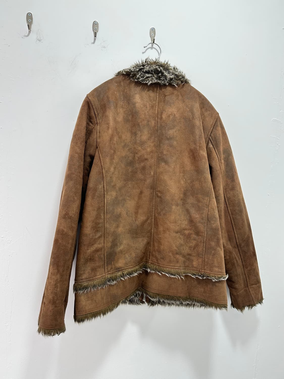 EVOLUTION brown fur trimming jacket  상품이미지7