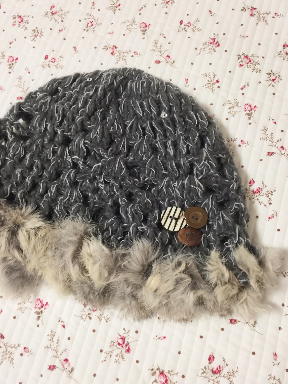 빈티지 모리걸 단추 버킷햇  상품이미지6