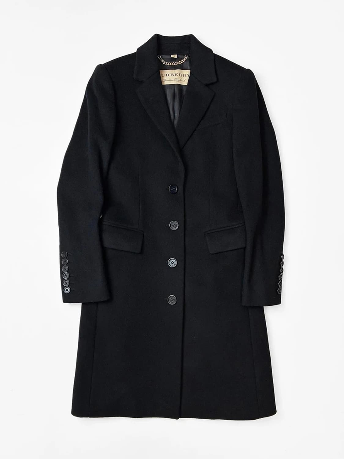 버버리 울 캐시미어 테일러드 롱 코트 PN5345 상품이미지1