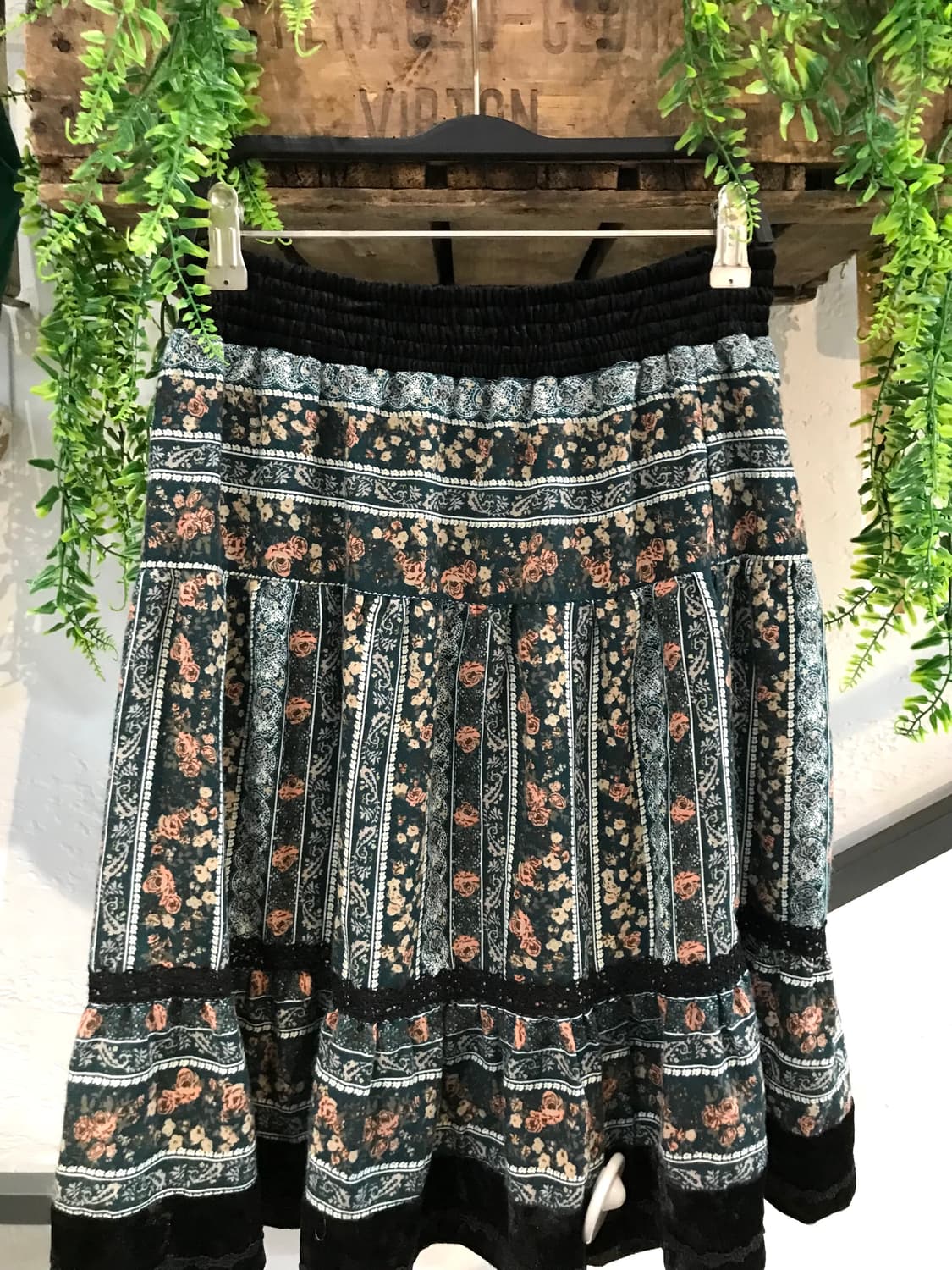 빈티지 민트소녀케이프히피모리 세트 그런지 너드 상품이미지6