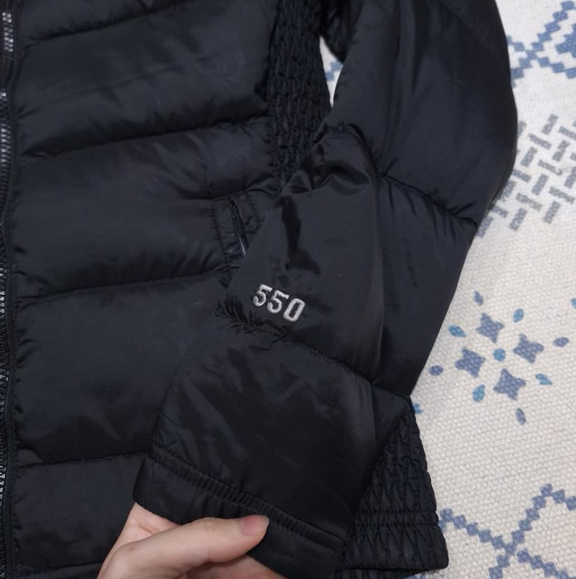 노스페이스 550 이너플리스 구스다운 퀼팅 패딩 상품이미지2