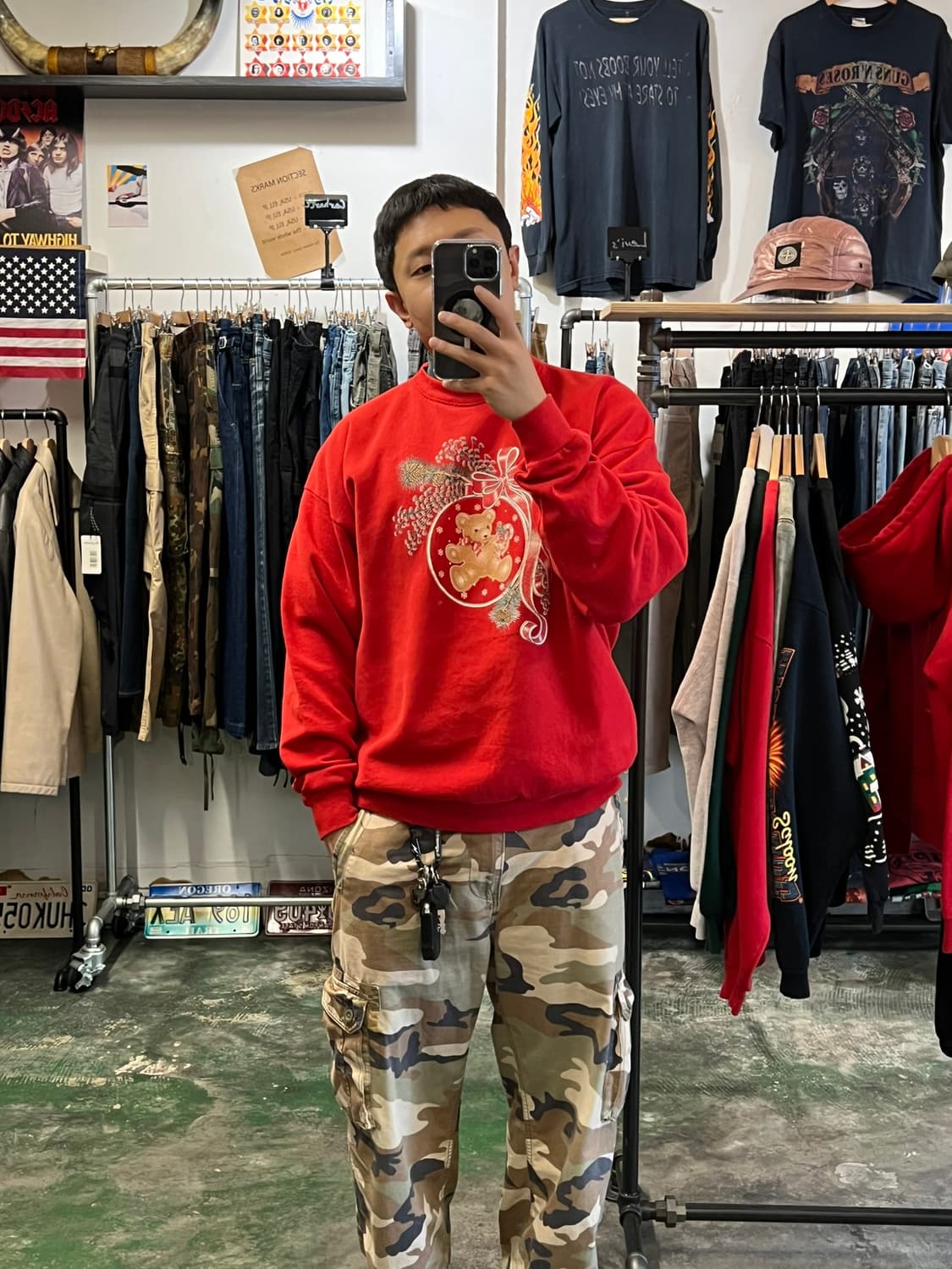 90s [XL] USA 크리스마스 홀리데이 빈티지 스웻셔츠 상품이미지3