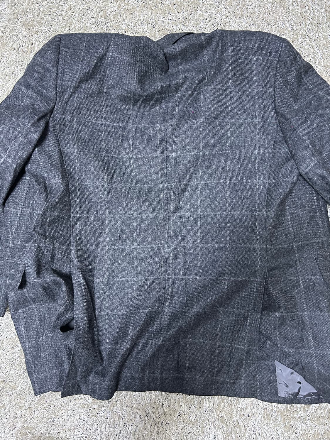 랑방 울 체크블레이저 사이즈 105 상품이미지8