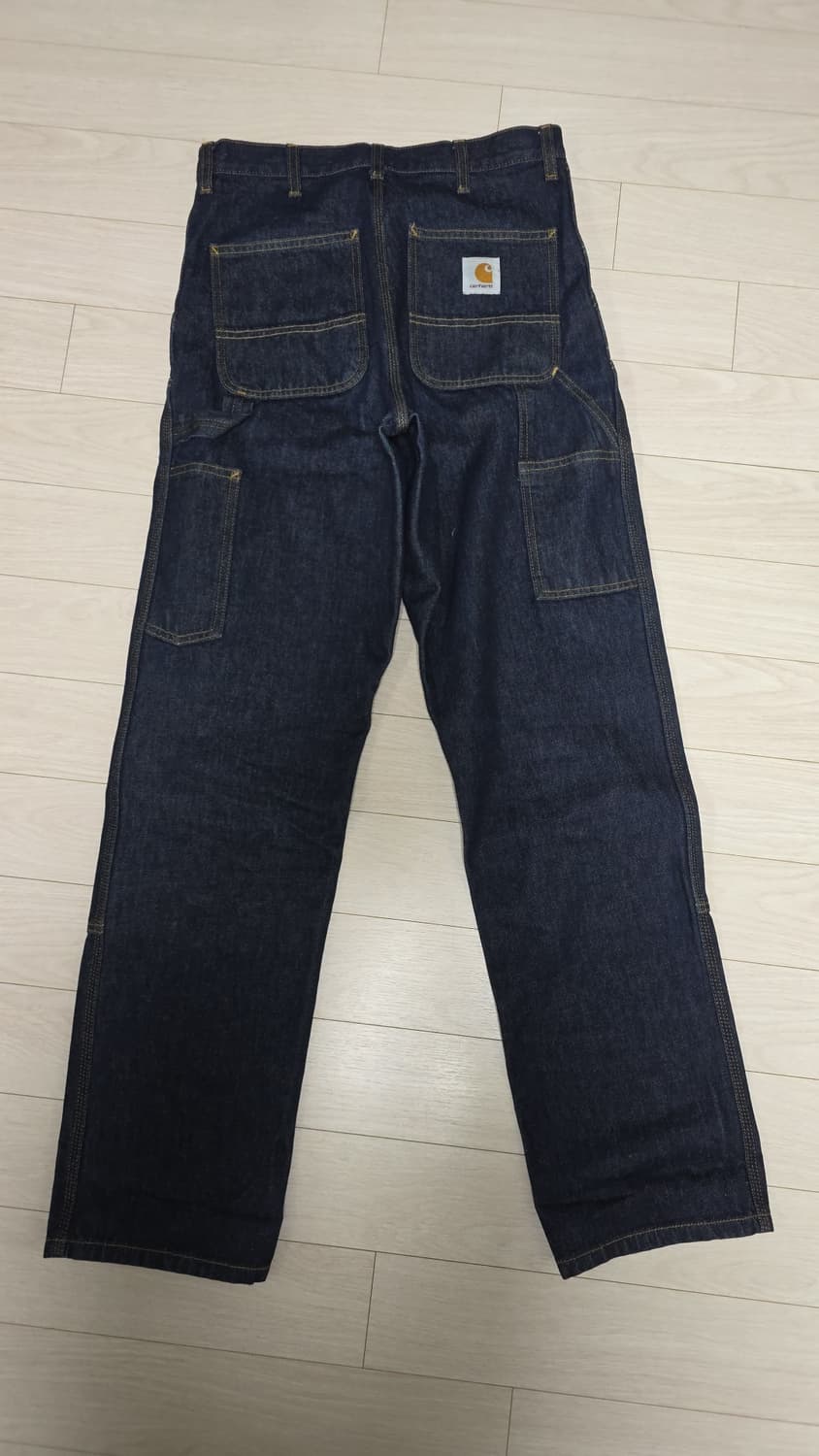 칼하트 더블니 BLUE RINSED 28x32 판매  상품이미지5