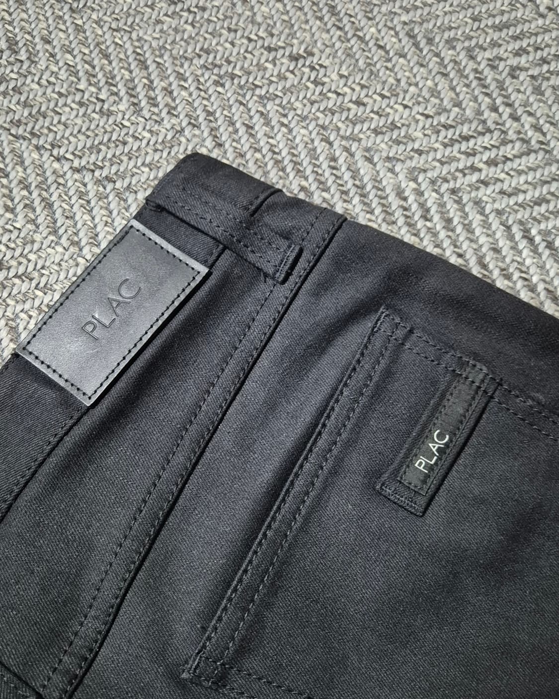 PLAC 스키니진 커츠 B14 블랙 로우 31사이즈 상품이미지4