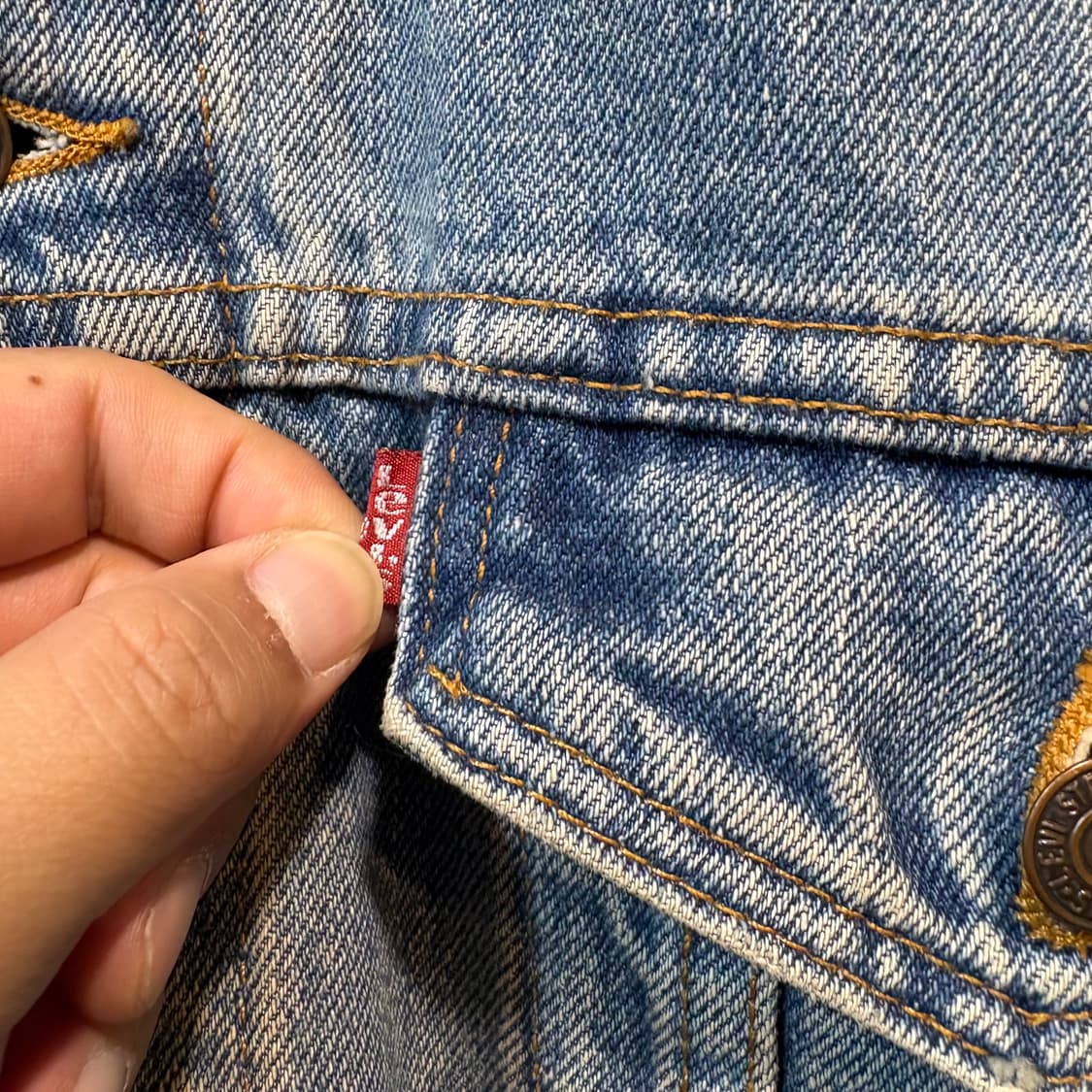 [XXL] LEVI's 리바이스 USA 90‘s 빈티지 데님 자켓 상품이미지3