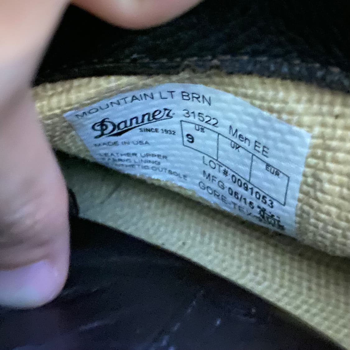 대너 Danner 마운틴 라이트 고어텍스 부츠 270 타일러더크리에이터 상품이미지10