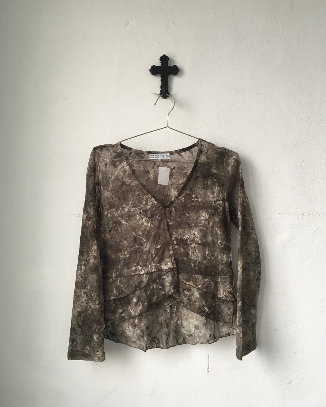 Dyed mesh caridgan 상품이미지2