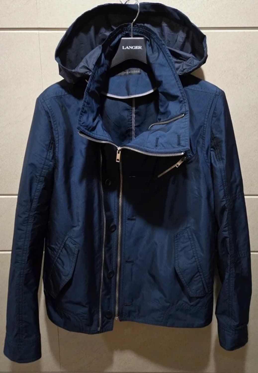 우영미 Solid Homme Asymmetrical Zip 자켓 상품이미지4