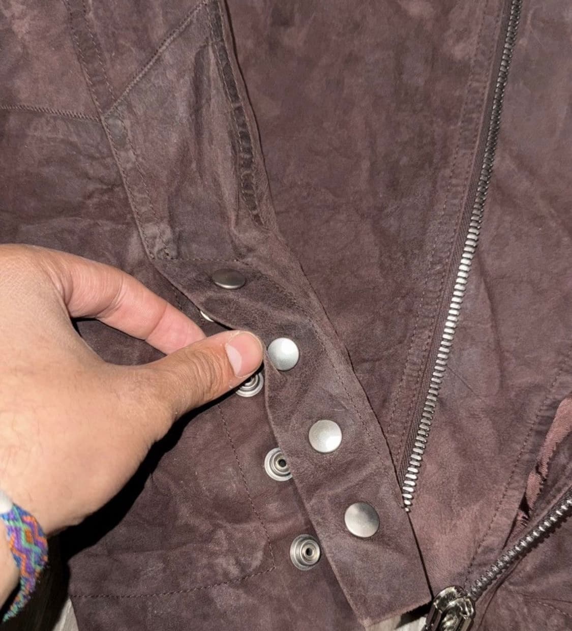 20FW 릭 오웬스 몰리노 레더 자켓 52 사이즈 상품이미지6