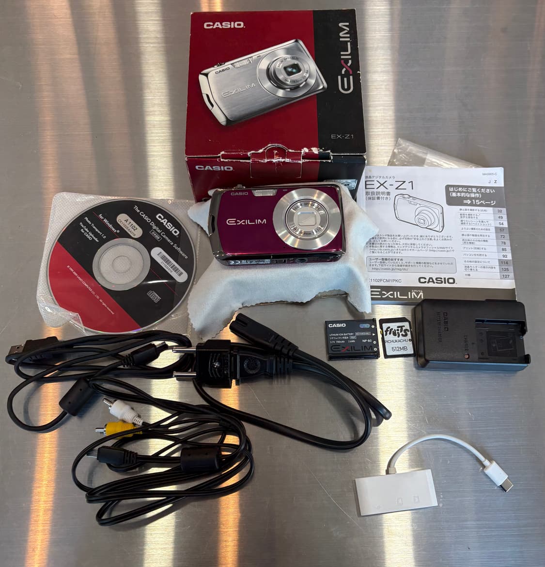 풀박/날짜표시)카시오 엑슬림 ex-z1 빈티지디카 상품이미지2