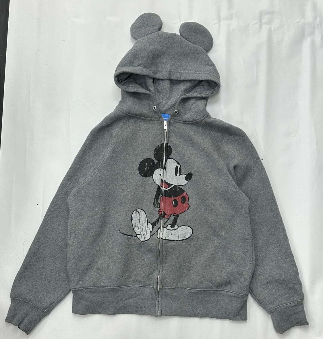 🩶재팬 디즈니 미키마우스 프린팅 후드집업 🩶그레이 러블리 캐릭터 상품이미지2