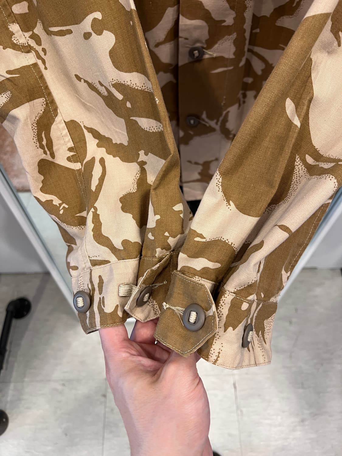 Military 밀리터리 영국군 데저트 카모플라쥬 컴뱃 자켓 상품이미지4