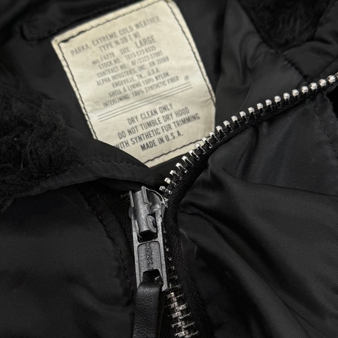 알파인더스트리 N-3B made in usa 상품이미지3