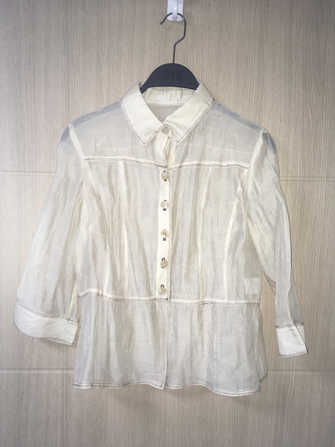 Western  Seestrough shirts 상품이미지2