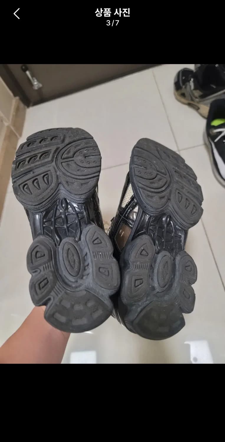 아식스 젤 님버스 9 바닐린 블랙255 상품이미지5